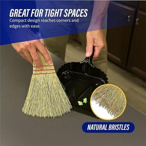 Genuine Joe Whisk Broom, Metal Hang Ring - Image 5