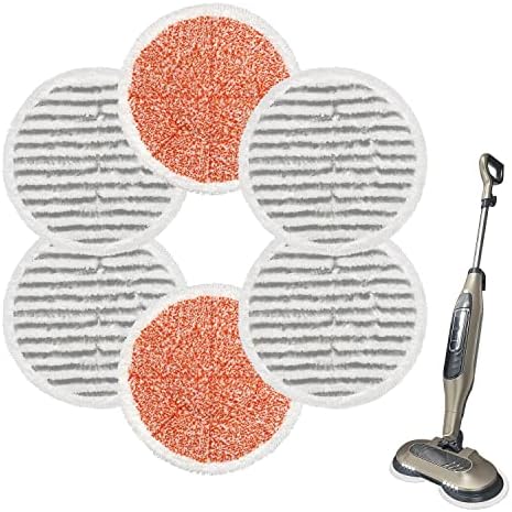 6 Pack S7000 Steam Mop Pads Replacement by GFRED