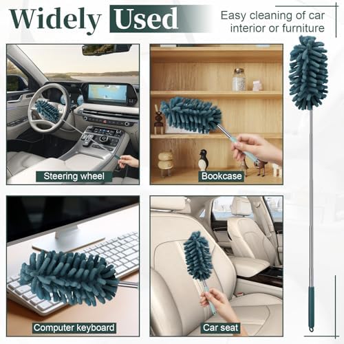 2 PCS Car Interior Duster with Extension Pole, Dusters - Image 7