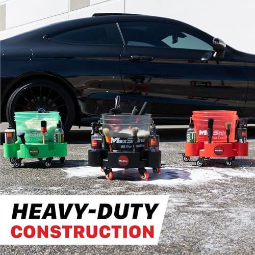 Maxshine Universal Rolling Bucket Dolly – Heavy-Duty, 5 Wheels - Image 6
