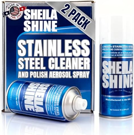 Sheila Shine 2 x 10oz Stainless Steel Cleaner and Polish by SheilaShine