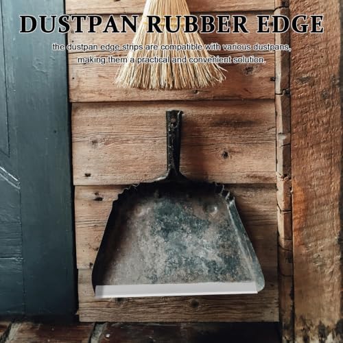 Rubber Lip Dustpan Replacement Edge Strip 2pcs - Image 4