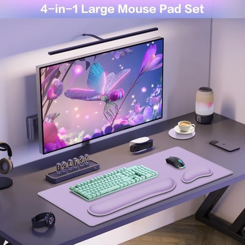 Desk Mat Purple, Large Gaming Mouse Pad - Image 6