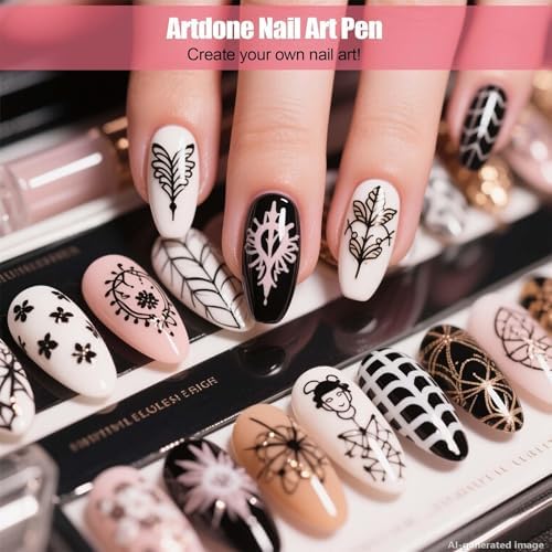 Artdone 32pcs Nail Art Brushes Tools Set Dotting Tools - Image 7
