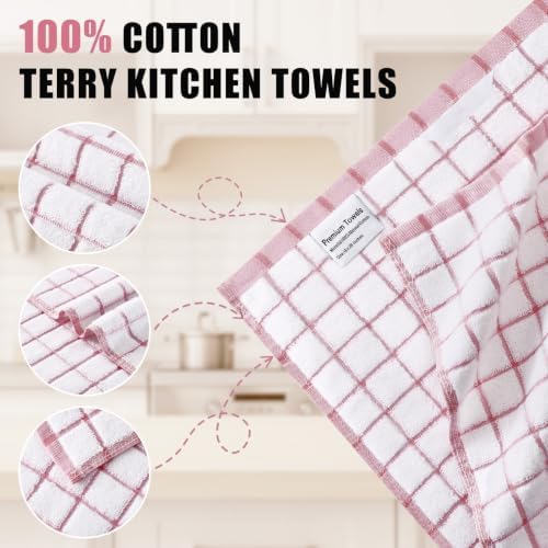 Homaxy Premium Kitchen Towels, Check Design - Image 6