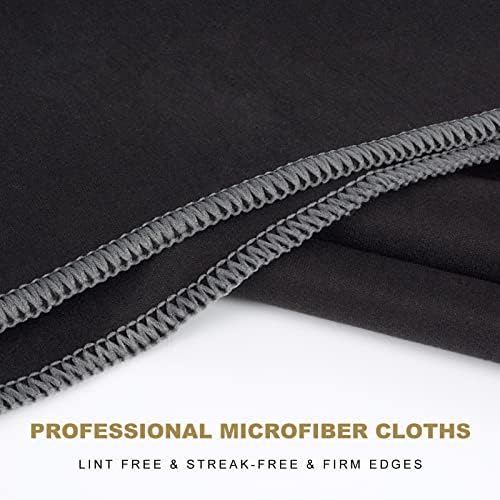 SINLAND Microfiber Glass Polishing Cloths Large Size Thick Lintless Drying - Image 3