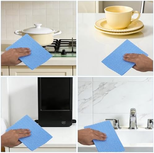 Disposable Cleaning Cloths, Dish Cloths Absorbent Kitchen Towels - Image 4