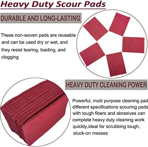 Tonmp 10 Pack 6" x 9" 400 Grit General Purpose Scuff Pads - Image 4