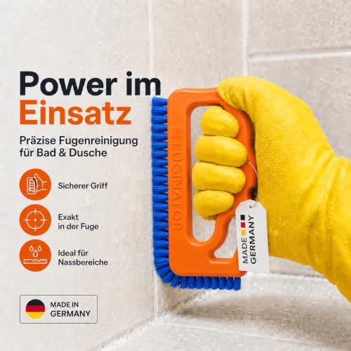 Fuginator Scrub Brush for Tile and Grout: Stiff Nylon Bristle Scrubbing Brush - Image 6