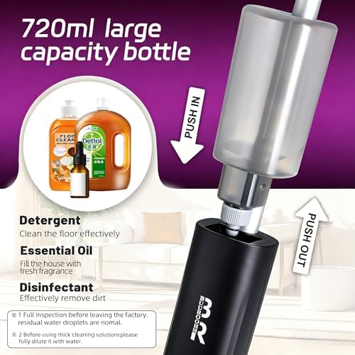 Electric Spray Mop Hardwood Floor Cleaning Cordless Wet Dry Floor Cleaner - Image 4