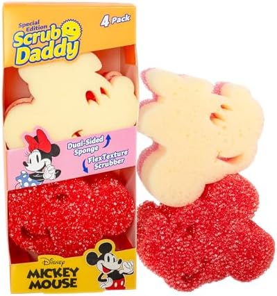 Scrub Daddy Mickey & Minnie Mouse Dish Sponges by ScrubDaddy