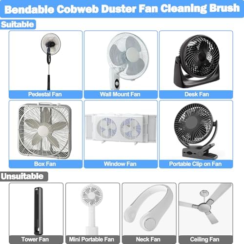 XANGNIER Fan Cleaning Brush Dust Removal Tool Kit - Image 3