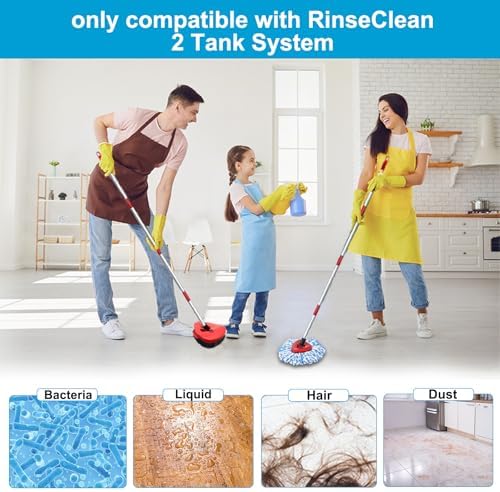 8-Pack Spin Mop Head Replacement - Image 5