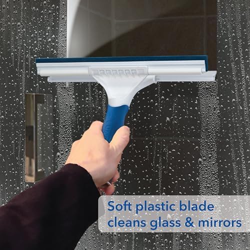 Unger Professional Connect and Clean 10” Glass and Tile Shower Squeegee - Image 5