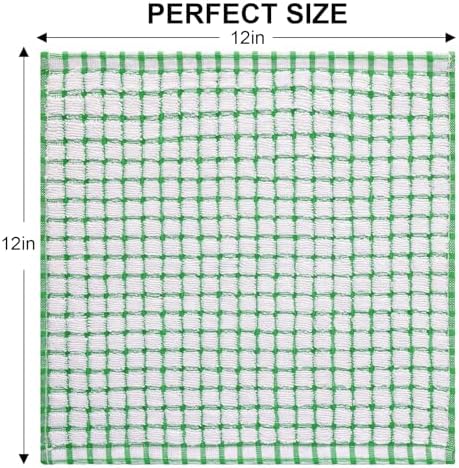 Kitinjoy Cotton 8 Pack Terry Kitchen Dish Cloths - Image 6