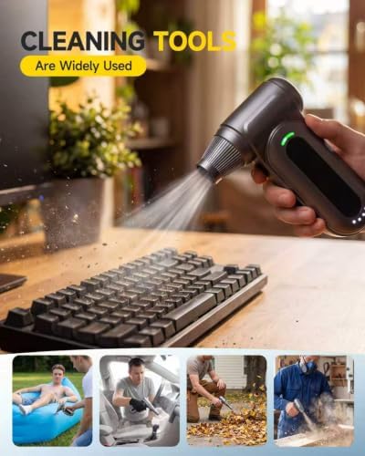 Compressed Air Duster, 000 RPM Electric Air Duster - Image 5