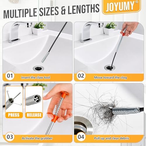 10PCS Drain Snake Kit, Pipe Cleaner - Image 3