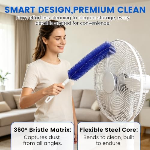 Fan Cleaner Brush, 2026 New Reusable Dust Remover - Image 6