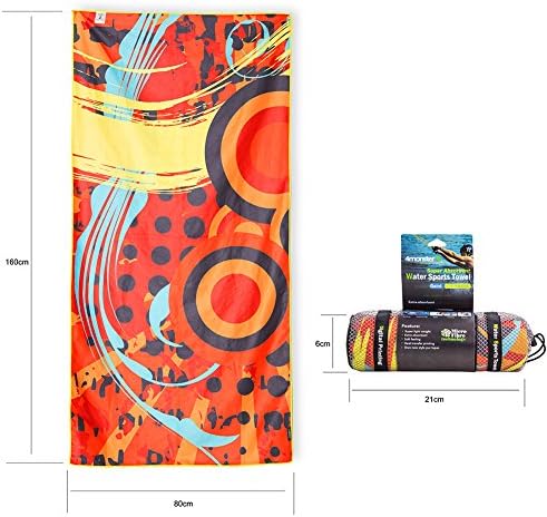 4Monster 4-Pack Quick Dry Microfiber Travel Towels – Super Absorbent, - Image 3