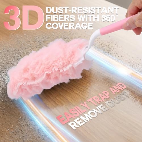 Mifoci 60 Count Pink Duster Refills Compatible - Image 3