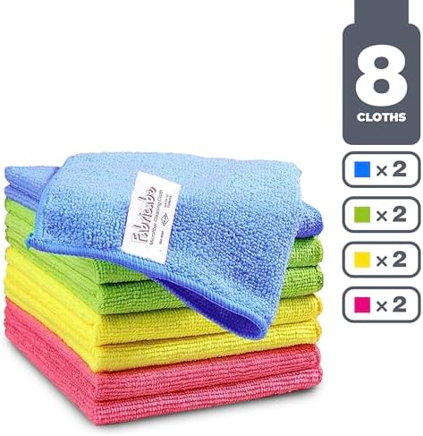 Turkish Microfiber Cleaning Cloth of 4 Colors | 20% Polyamide - Image 2