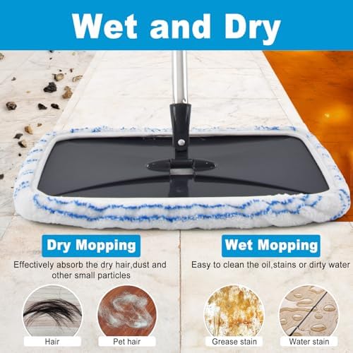 8 Pack Mop Heads Replacements for OCedar Hardwood Floor 'N More Microfiber Mops - Image 5
