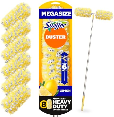 Swiffer Duster Kit with 6 ft Super Extendable Handle, Heavy Duty Starter Kit by Swiffer