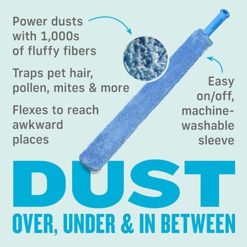 E-Cloth Cleaning & Dusting Wand, Reusable Duster - Image 5