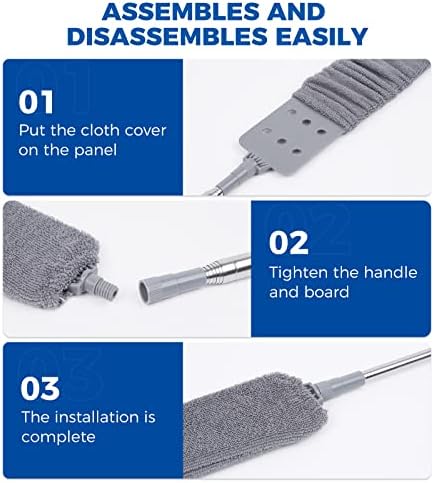 6pcs Dusters Replacement Cloth Retractable Gap Dust Cleaner Cloths, Reusable - Image 4