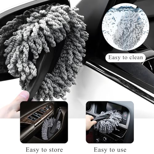 KVAEY Car Dash Duster Brush, Super Soft Microfiber Multi-Functional Car - Image 4