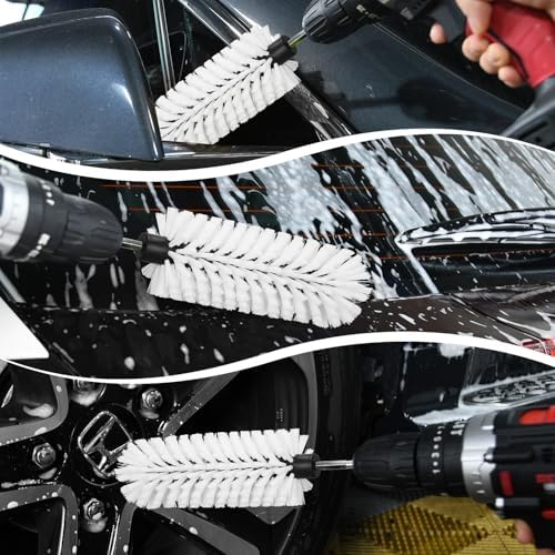 1 Pack Drill Brush for Car Wheel and Bottle - Image 7
