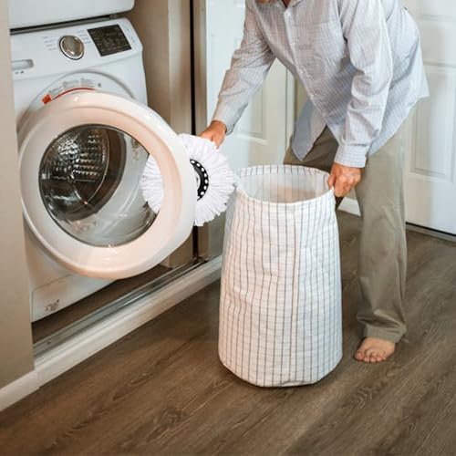 360° Spin Mop Head Replacement, Round Mop Replacement Head, 8 Pack - Image 5