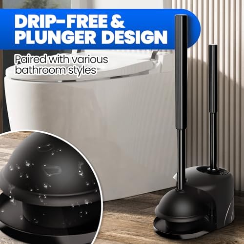 4in1 Toilet Plunger and Brush Set - Image 2
