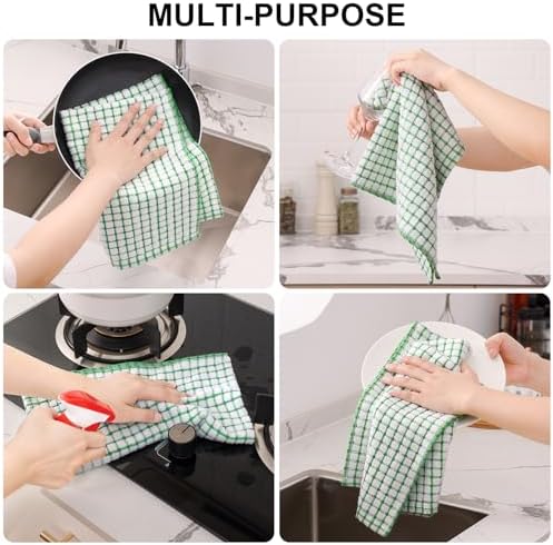 Kitinjoy Cotton 6 Pack Terry Kitchen Towels - Image 4