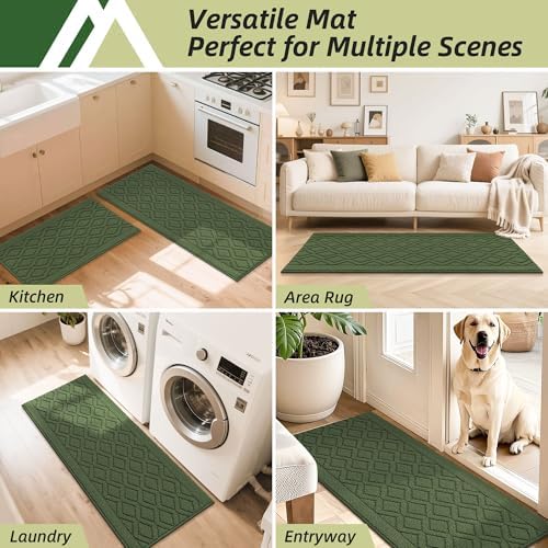 COSY HOMEER Kitchen Rugs and Mats 20"x48" Non Slip Kitchen Mats - Image 7