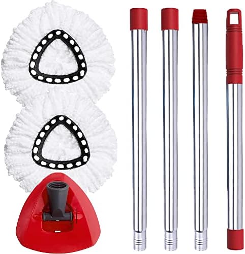 ANREKEYH Spin Mop Head, Handle Replacement by ANREKEYH