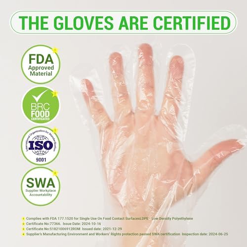 Disposable Plastic Gloves Food Handling Service Gloves Disposable - Image 2