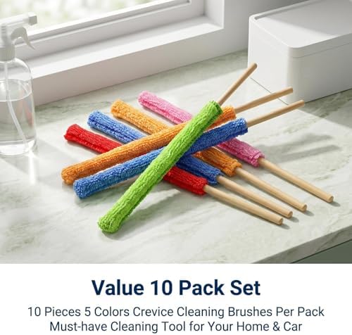 6Pcs Detail Duster Sticks, Mini Crevice Cleaning Brushes - Image 7