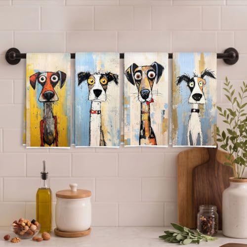 Whimsical Dog Kitchen Towels Set - Image 4