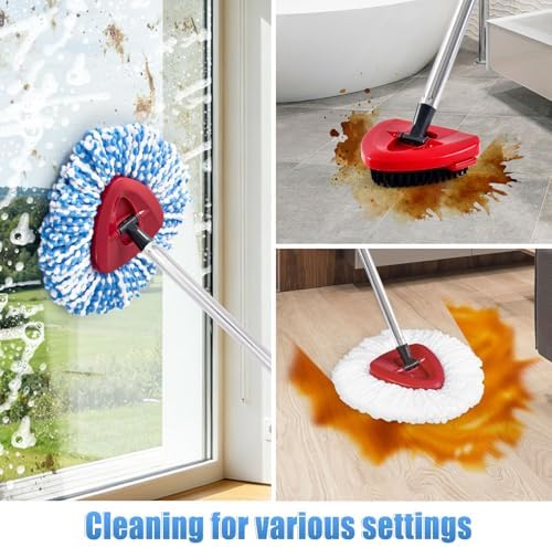 Mop Heads Replacements for O Cedar, 4 Spin Mop Replacement Head for O Cedar - Image 6