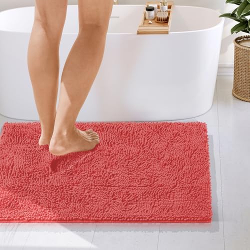 Hearth & Harbor Bathroom Rugs, Chenille Bath Mat - Image 4