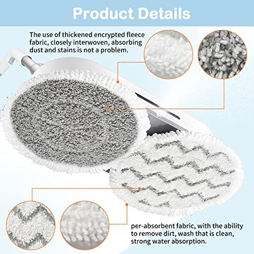 Bvhonwe 12 Pack S7001 Pads Replacement Steam Mop Pads - Image 3