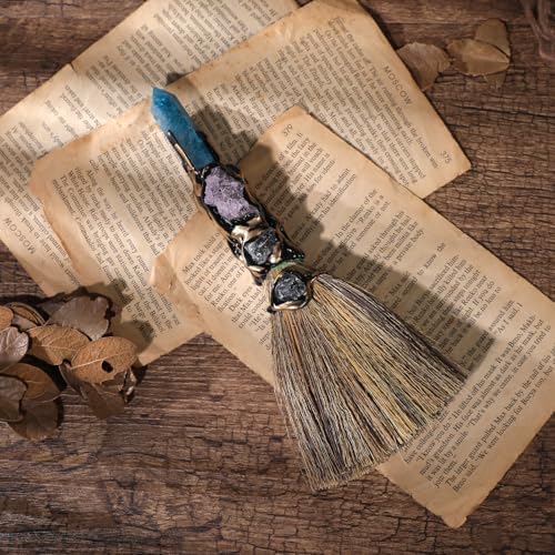 RENEMEGO Crystal Witch Altar Broom - Image 2