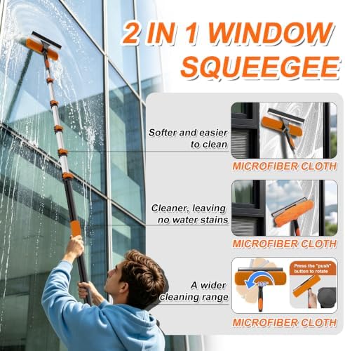 Buyplus 30FT Reach Solar Panel Cleaning Brush Kit - Image 4