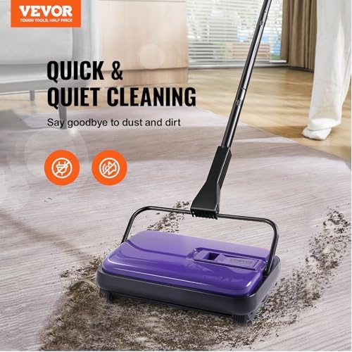 VEVOR Carpet Sweeper Manual, Floor Sweeper - Image 2