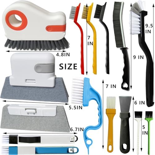 CRAFNEW 15Pcs Window Track Cleaning Brush, Small Crevice Cleaning Tools - Image 6