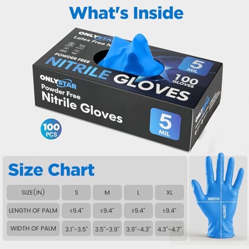 Food Grade Nitrile Gloves Small, 5 Mil - Image 7