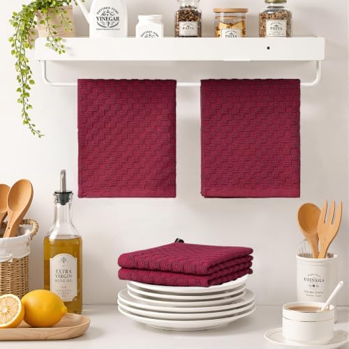 Homaxy 100% Cotton Terry Dish Cloths - Image 6