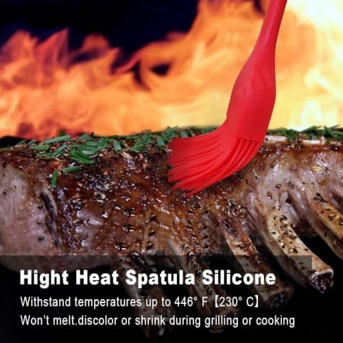 Walfos Silicone Basting Pastry Brush, 600°F Heat Resistant - Image 6