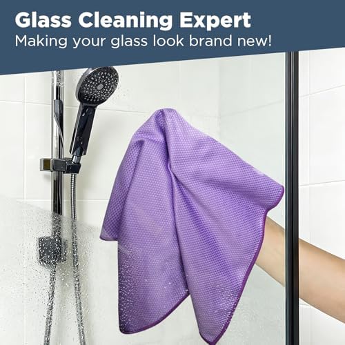 SINLAND Microfiber Glass Polishing Cleaning Cloths - Image 5